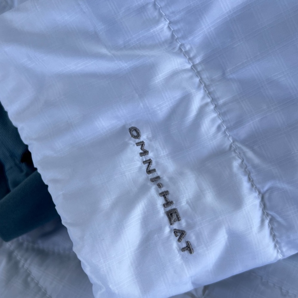 Columbia Mighty Lite III Insulated Windowpane White Jacket Women's Size Small - Picture 13 of 13